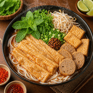 Bún bò chay tàu hũ ky