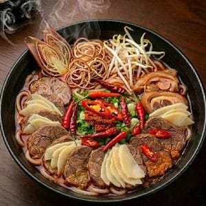 bun bo mang chua