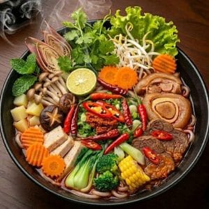 bun bo rau cu