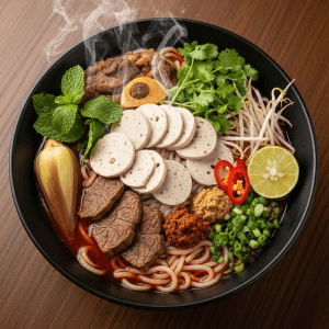 bún bò huế chả lụa