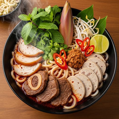 bunbohuett bún bò truyền thống